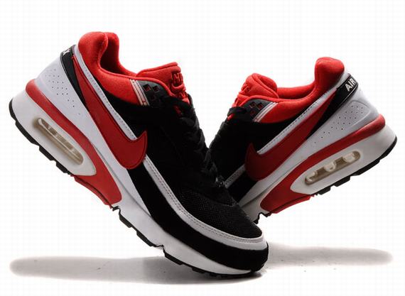 New Men'S Nike Air Max Black/White/Red